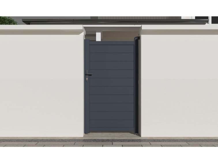 Brána G21 Orlando 350x158 cm dvojkrídlová, antracitová