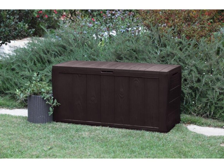Úložný box SHERWOOD STORAGE Keter hnedý 117x45x58cm