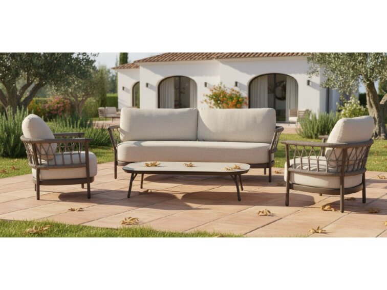 Fresca 3- sedačka sivá