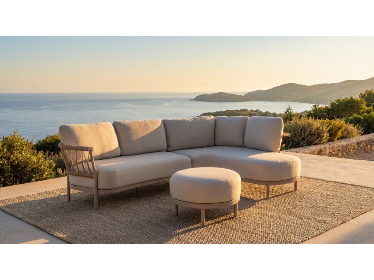 Fresca sedacia súprava rohová béžová pravá