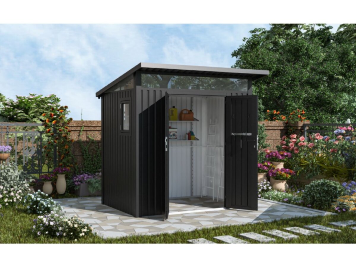 Záhradný domček G21 Madison 427 - 225 x 190 cm, slate grey