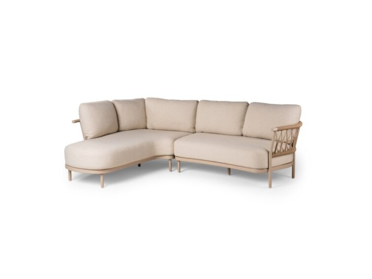 Fresca sedacia súprava rohová béžová pravá