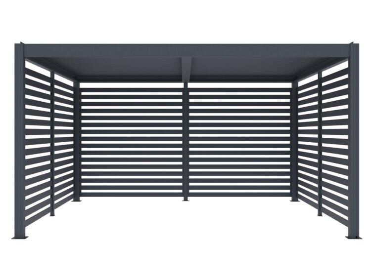 Príslušenstvo G21 fixná lamelová stena 3,7x2,2 m pre pergolu Austin