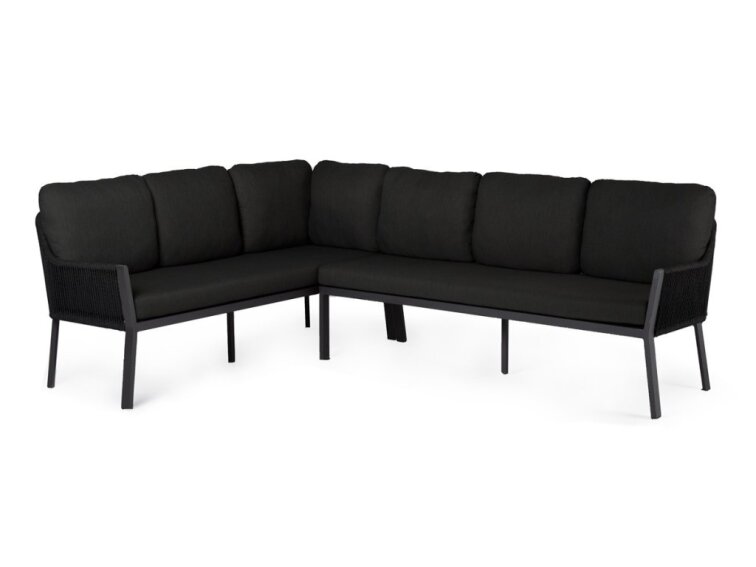 LIV jedálenská súprava čierna ľavá