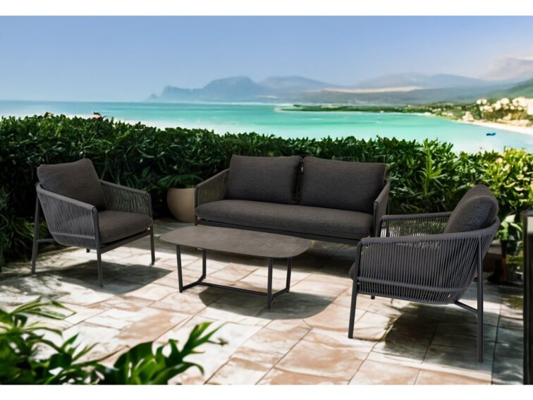 OSAKA sedacia súprava čierna