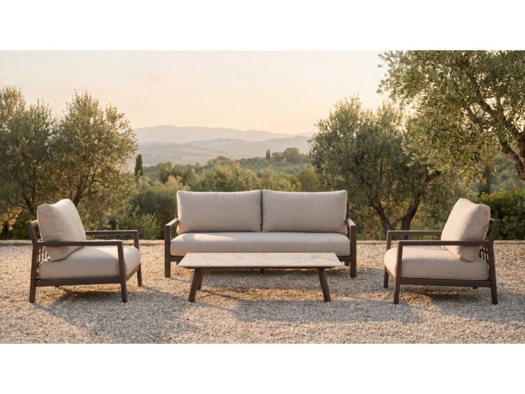 Oasis sedacia súprava šedá