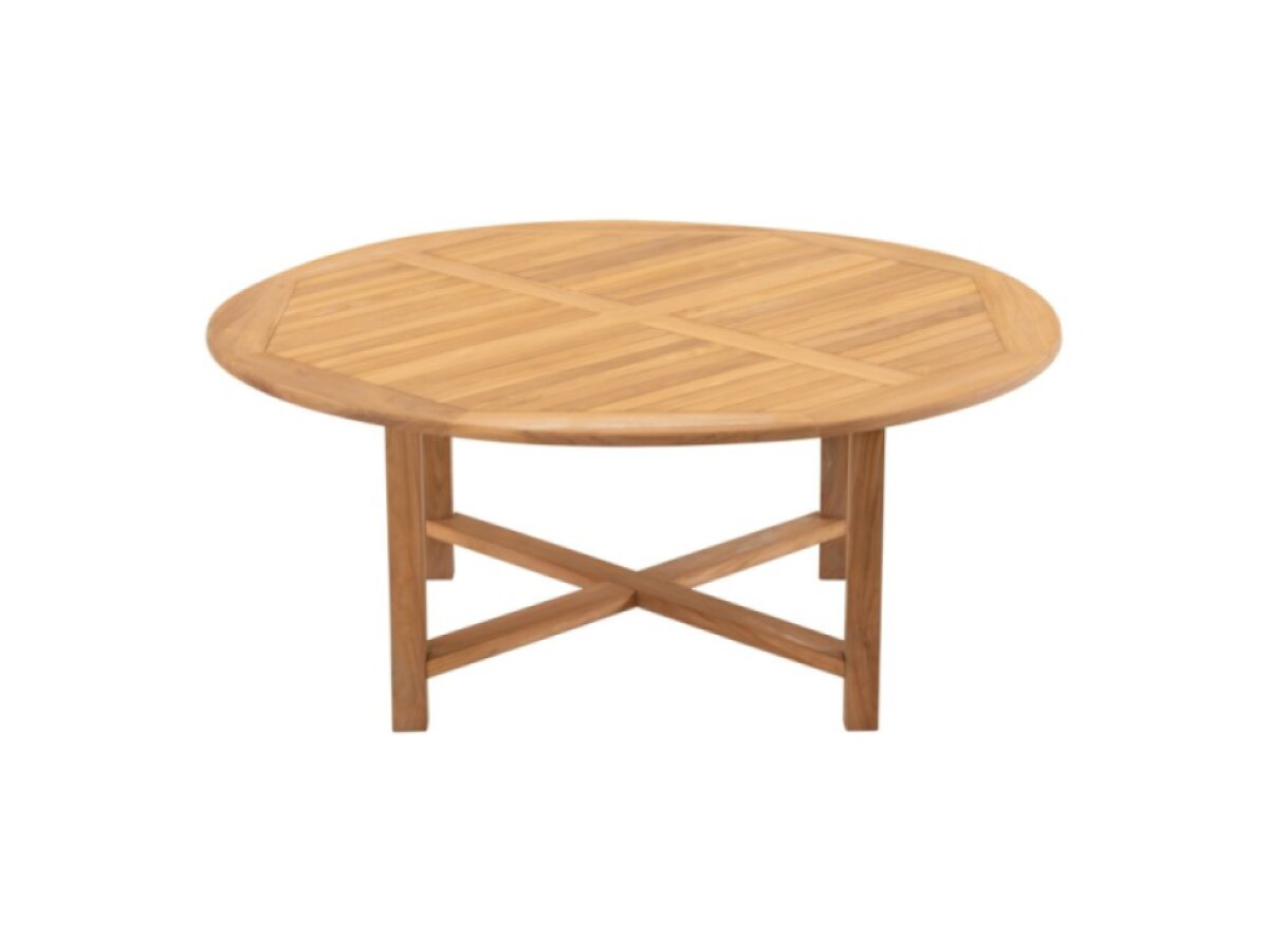 TEAK ROUND stôl 120