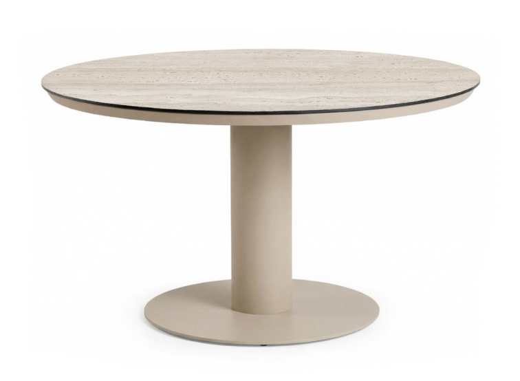 Moreno jedálenský stôl Teak 150 cm okrúhly, nízky