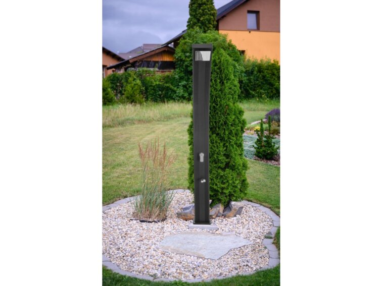 Solárna sprcha G21 Della 30 l, čierna hliníková