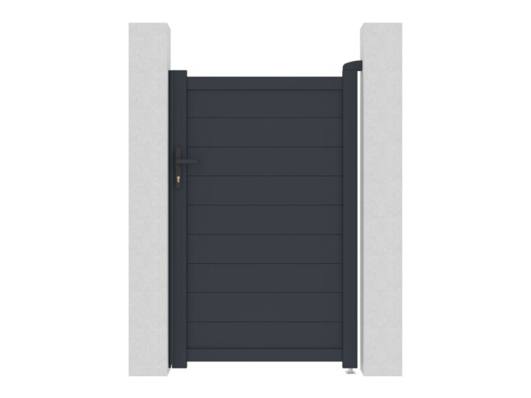 Bránka G21 Orlando 100x158 cm pravá, antracitová