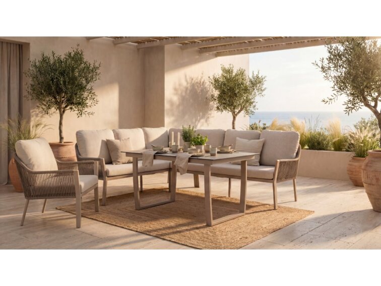 LIV jedálenská súprava béžová ľavá