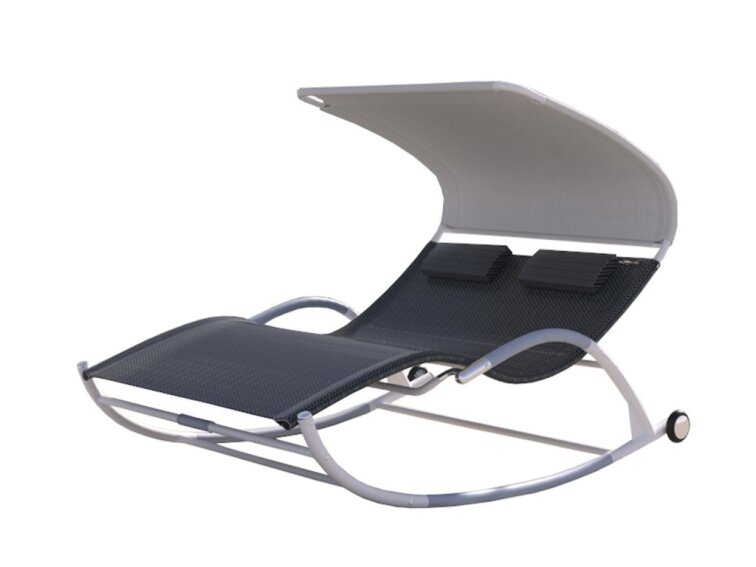 Hojdacie lehátko so slnečnou strieškou EDDA