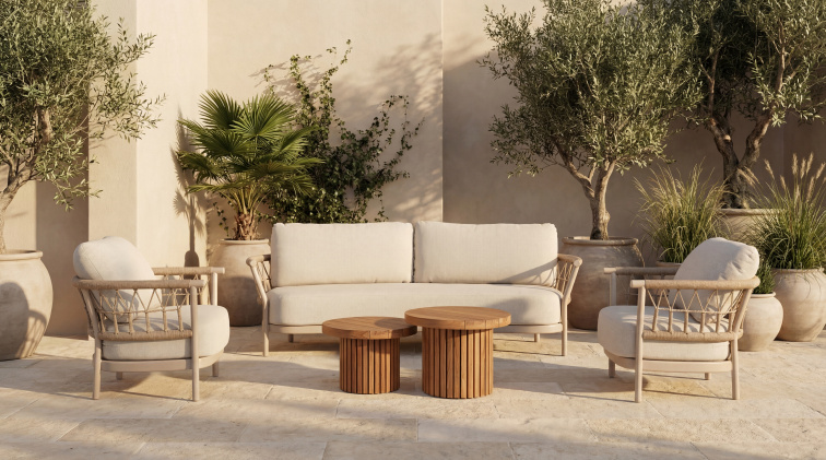 Fresca 3- sedačka béžová