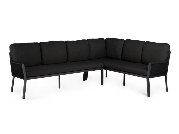 LIV jedálenská súprava čierna ľavá