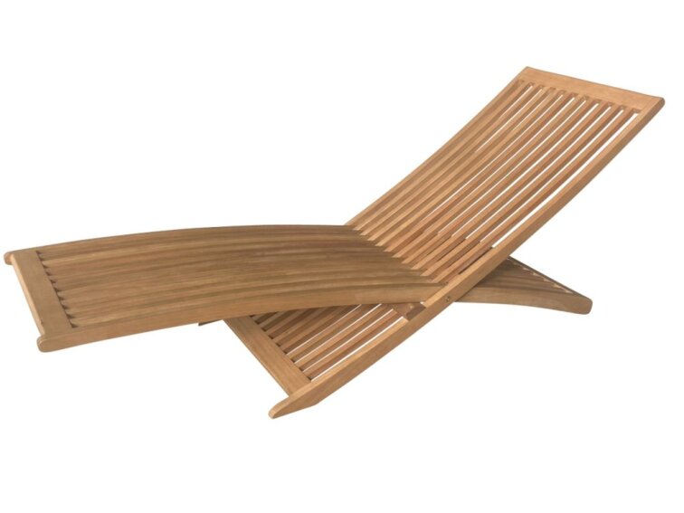 Lehátko GRAZIA vrátane vankúša Eukalyptus FSC 100%