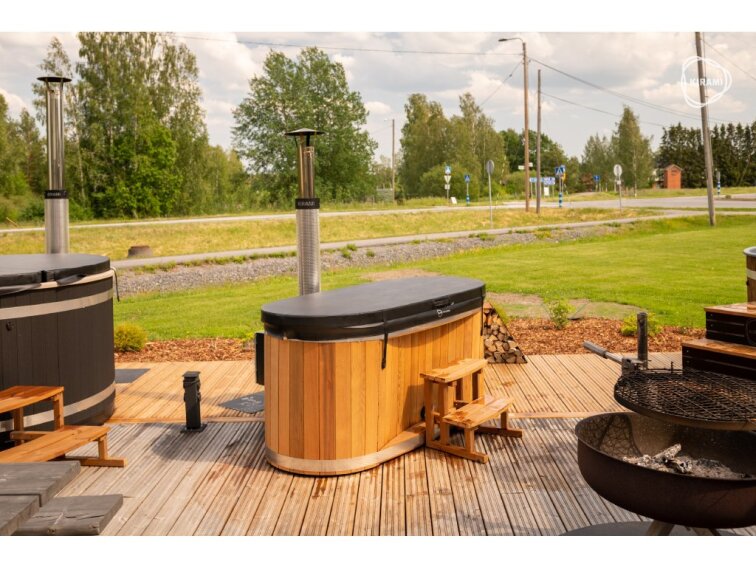 Drevené schodíky A-STEP AROUND - termodrevo