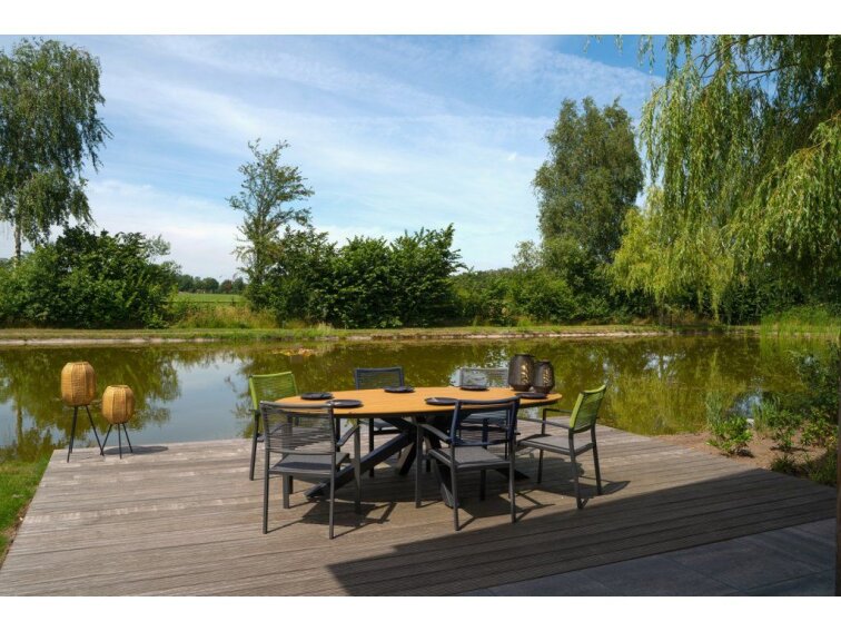 AREZZO OVAL stôl 240x113x74 xm