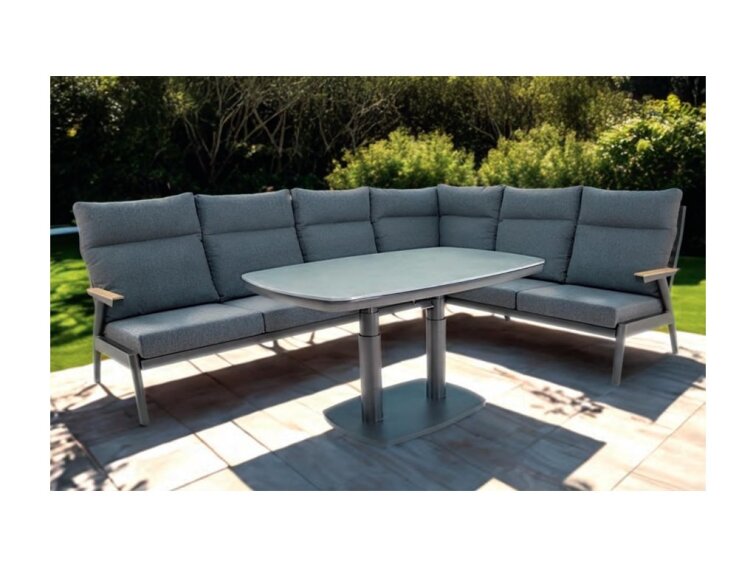 GENEVA antracit stolík nastaviteľný