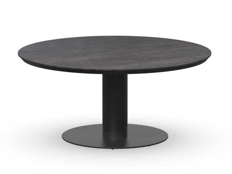 Moreno jedálenský stôl šedý 150 cm okrúhly, nízky