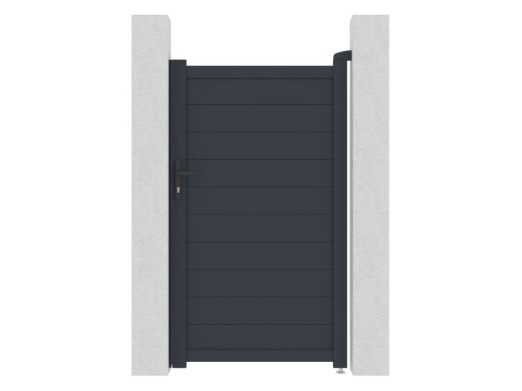 Brána G21 Orlando 350x158 cm dvojkrídlová, antracitová