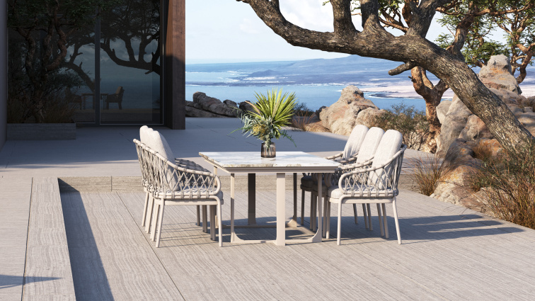 Natal jedálenské kreslo krémové