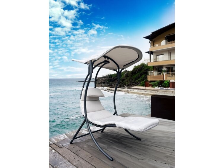 Záhradná hojdačka DREAM CHAIR 2.0 svetlosivá