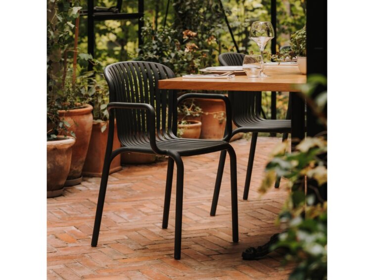 Stolička s opierkami rúk BRENE 575x530x825 mm