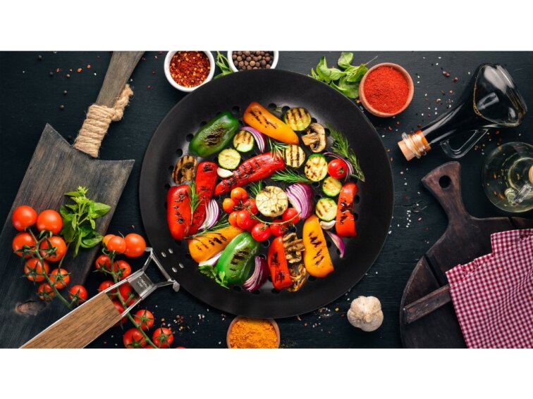 Panvica na gril G21 okrúhla s nepriľnavým povrchom