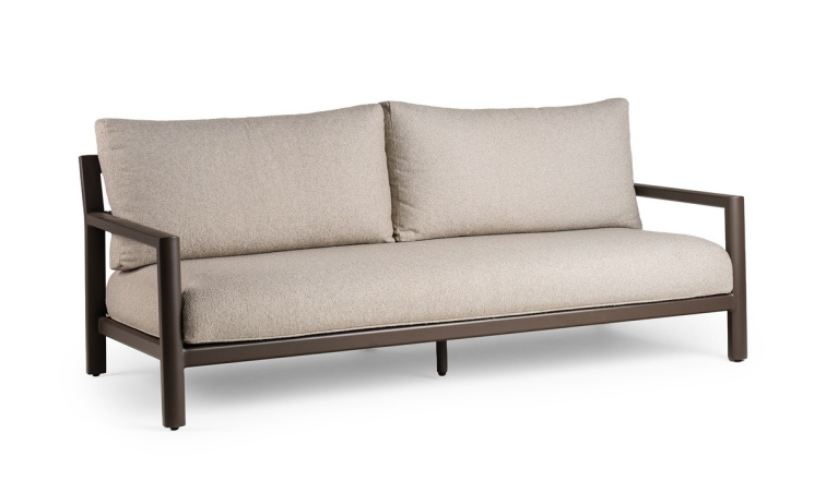 Oasis 3-sedačka šedá