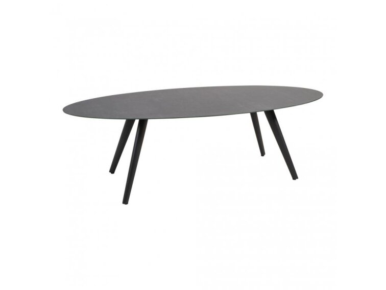 MOJITO NEGRO CERAMIC OVAL 240x100x74 cm stôl