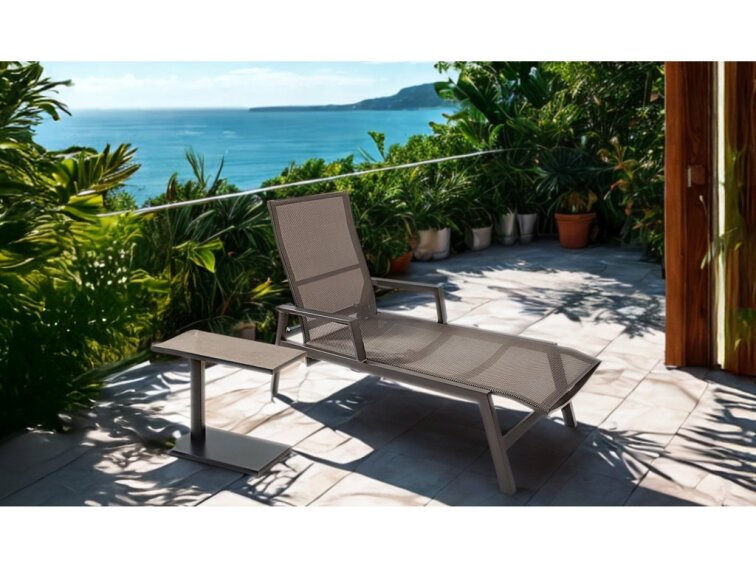 GENEVA antracit bočný príručný stolík