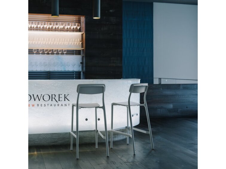 Vysoká barová stolička RIMO 520x545x1075 mm