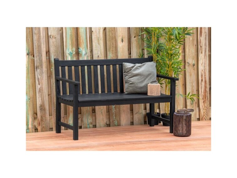 NICE ČIERNA lavička