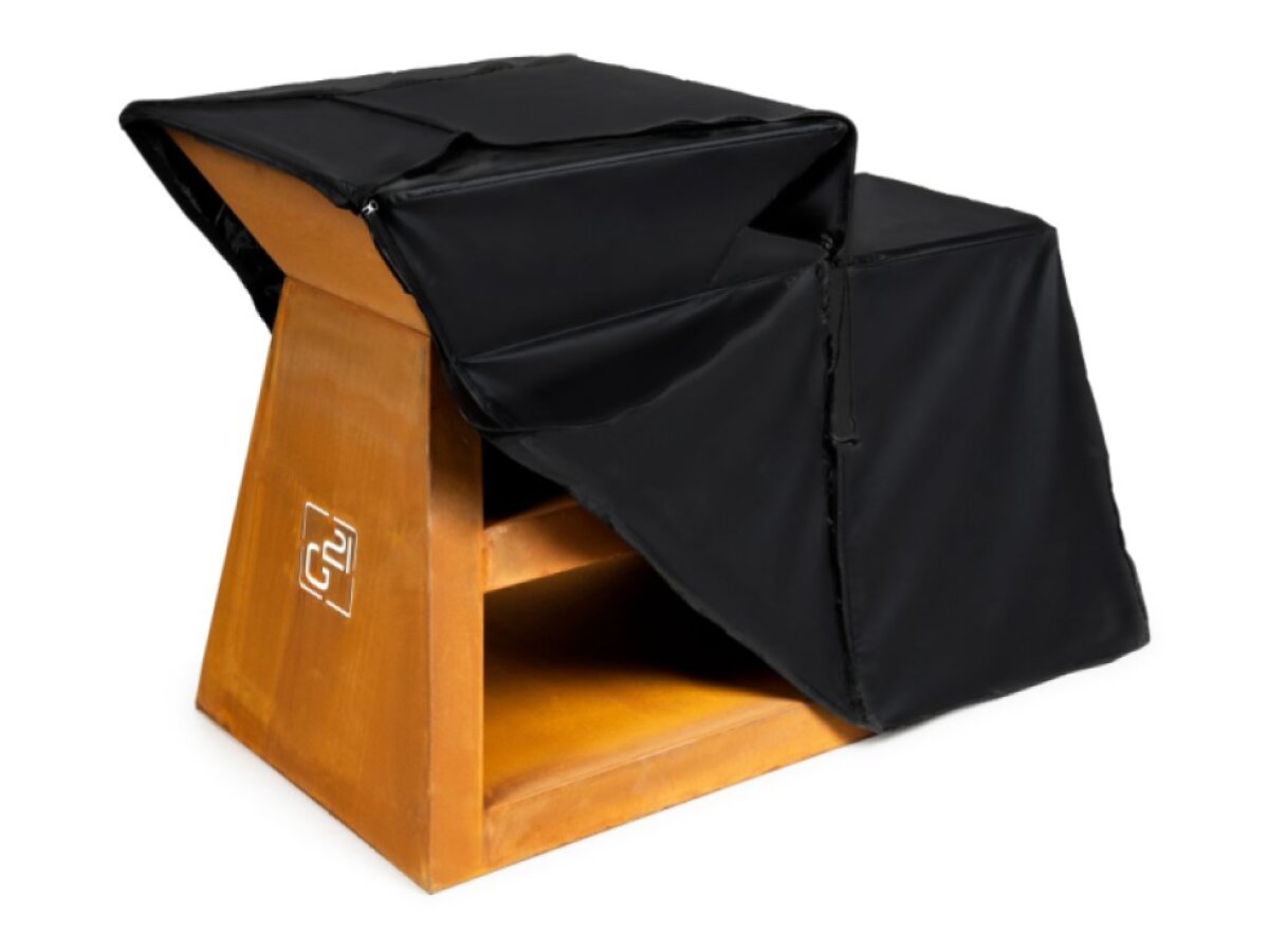 Gril G21 MAINE Black a Corten na drevo