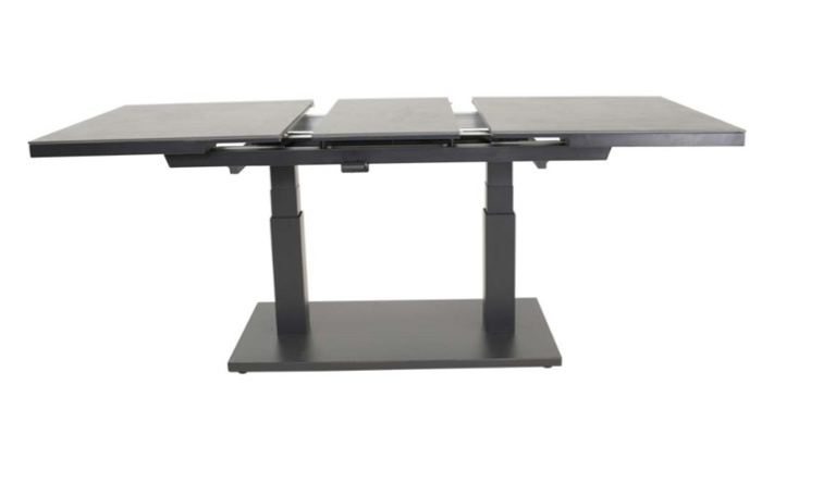 GENEVA antracit stolík nastaviteľný