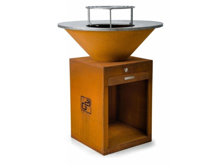 Gril G21 Oregon Black a Corten na drevo