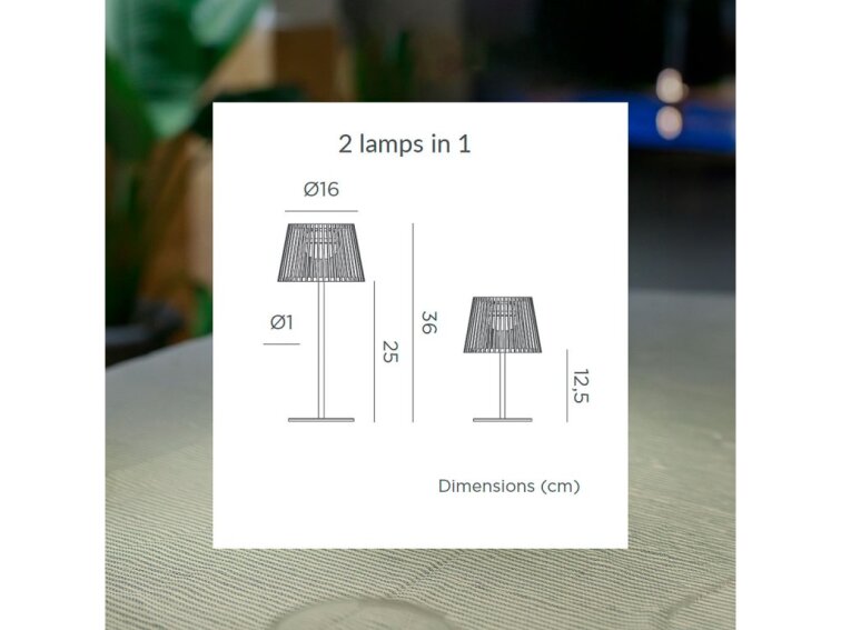 Lampa OKINAWA stolná