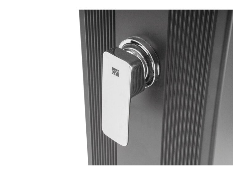 Solárna sprcha G21 Della 30 l, čierna hliníková