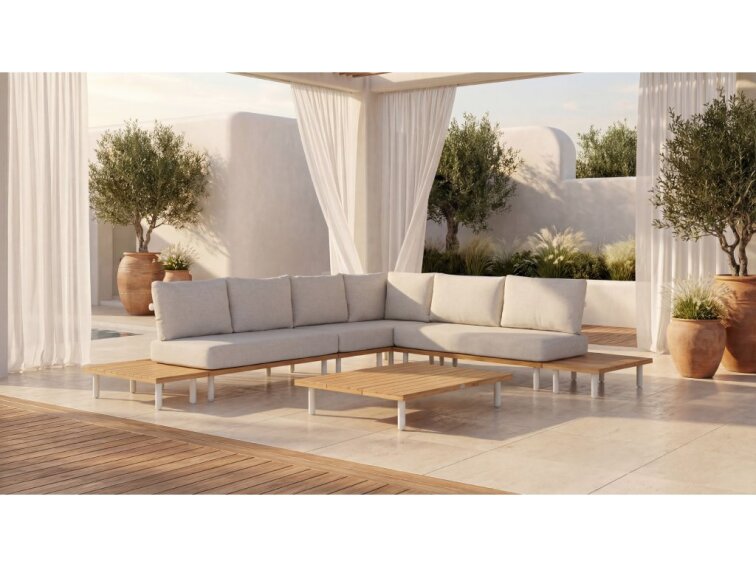 Kytsu sedacia súprava krémová