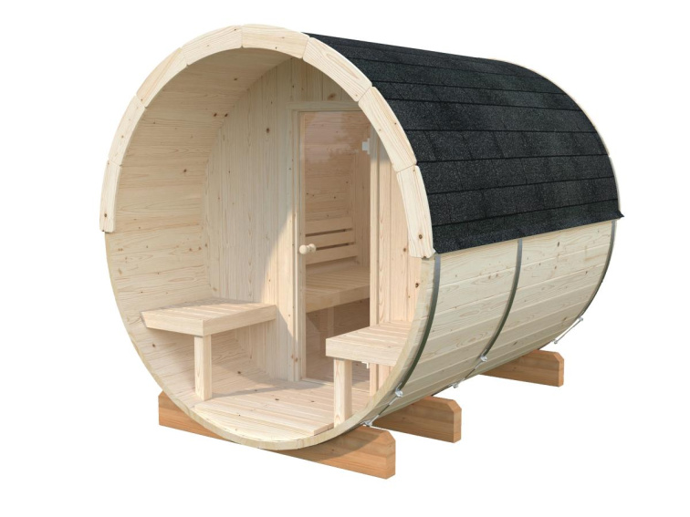 Sauna PALMAKO ANITA 1.3+0,7 m² outdoor