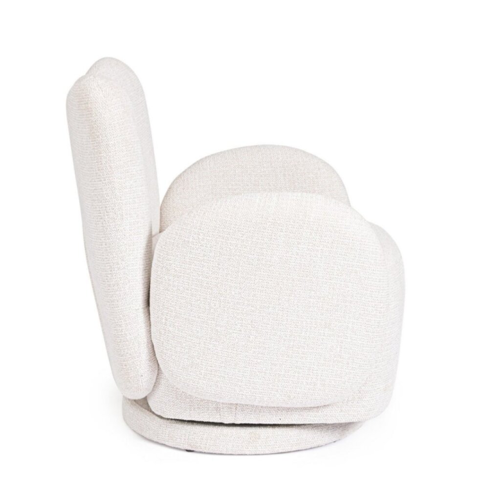 Otočné křeslo HARPER bílé