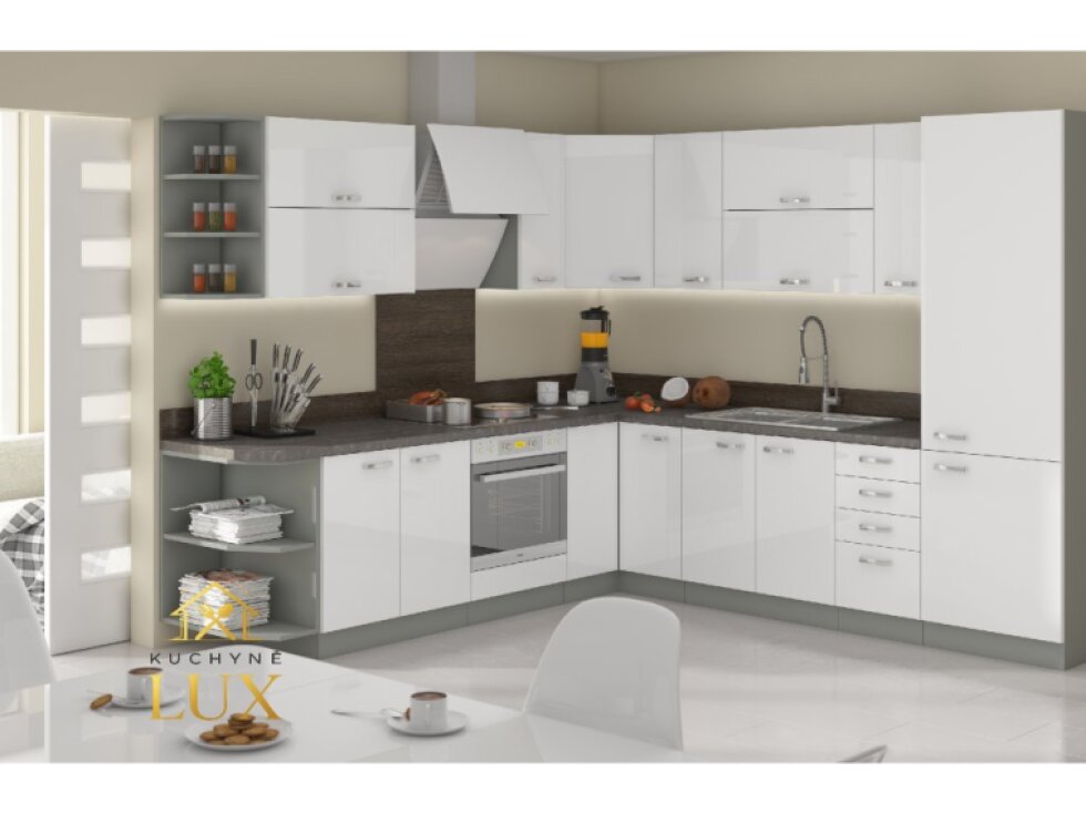Rohová kuchyňská linka Blanka 2 - Elegantní a variabilní 270x230 cm