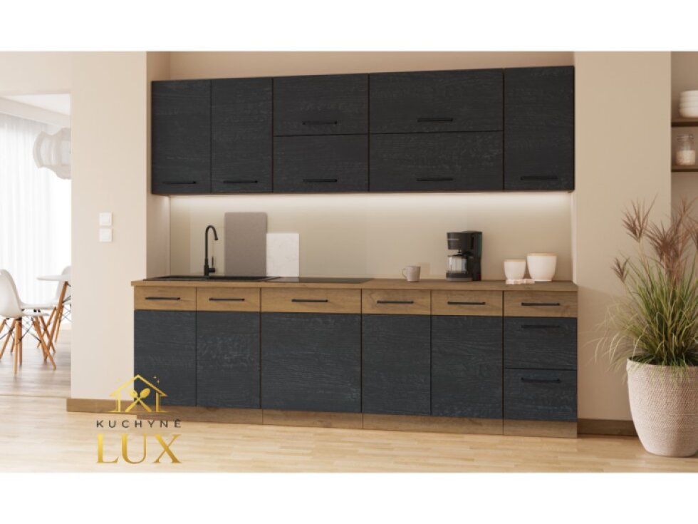 Kuchyňská linka Vigo 6 - Moderní design, 260 cm, Matný povrch