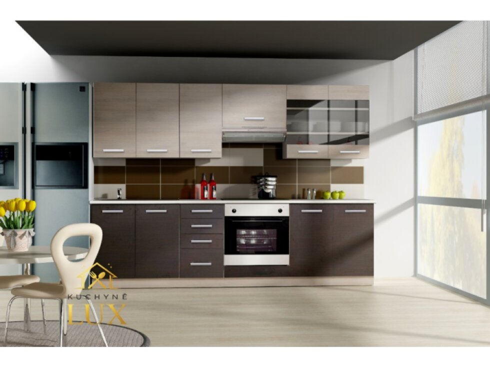 Kuchyňská linka Chamonix 1 - 260 cm, moderní a variabilní