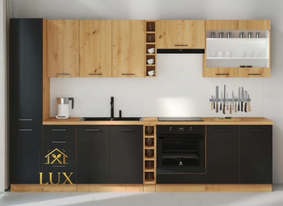 Stylová kuchyňská linka Modena 1 - Moderní design 315 cm