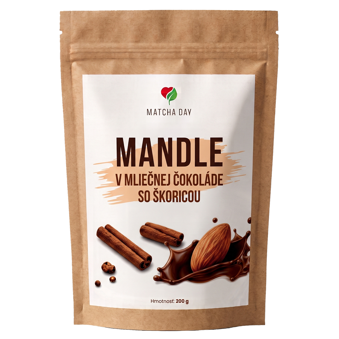 Mandle v mliečnej čokoláde so škoricou 200g