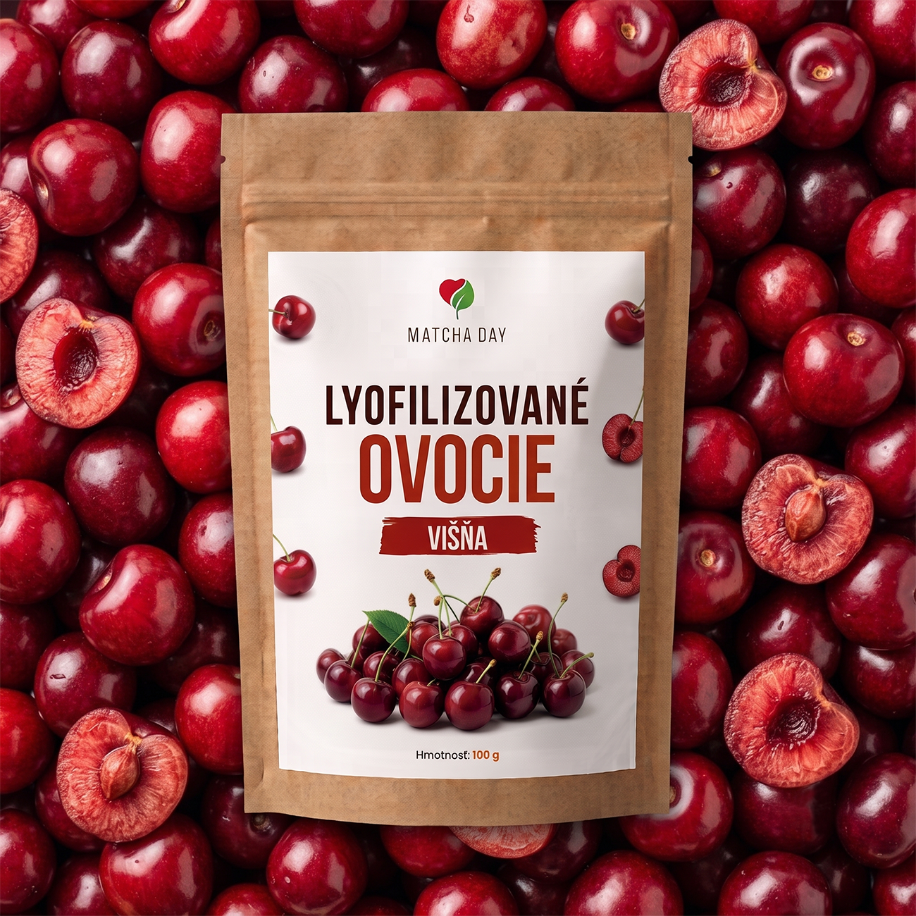 Lyofilizované višne 100g (celé)