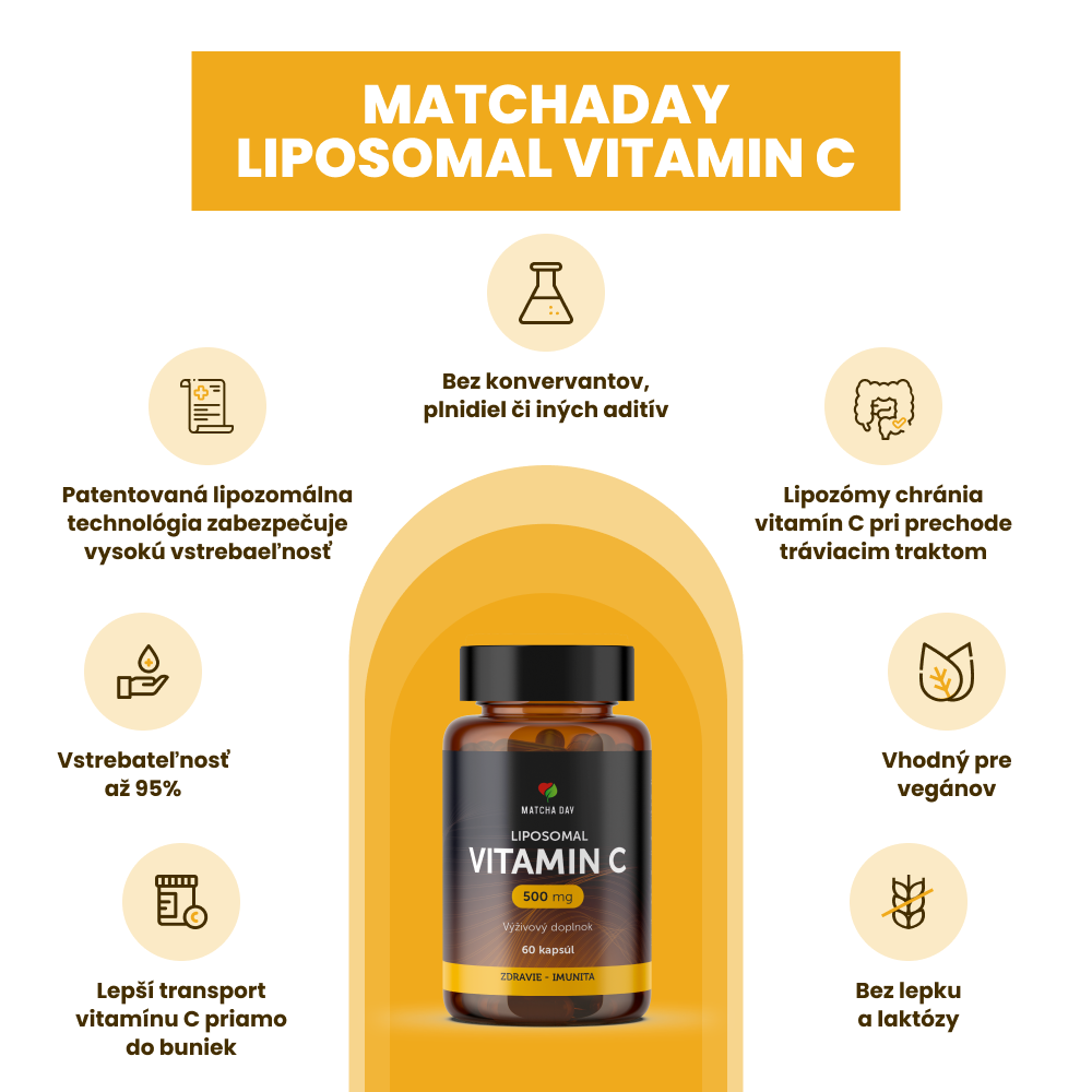 Lipozomálny vitamín C - 500mg - 60 kapsúl
