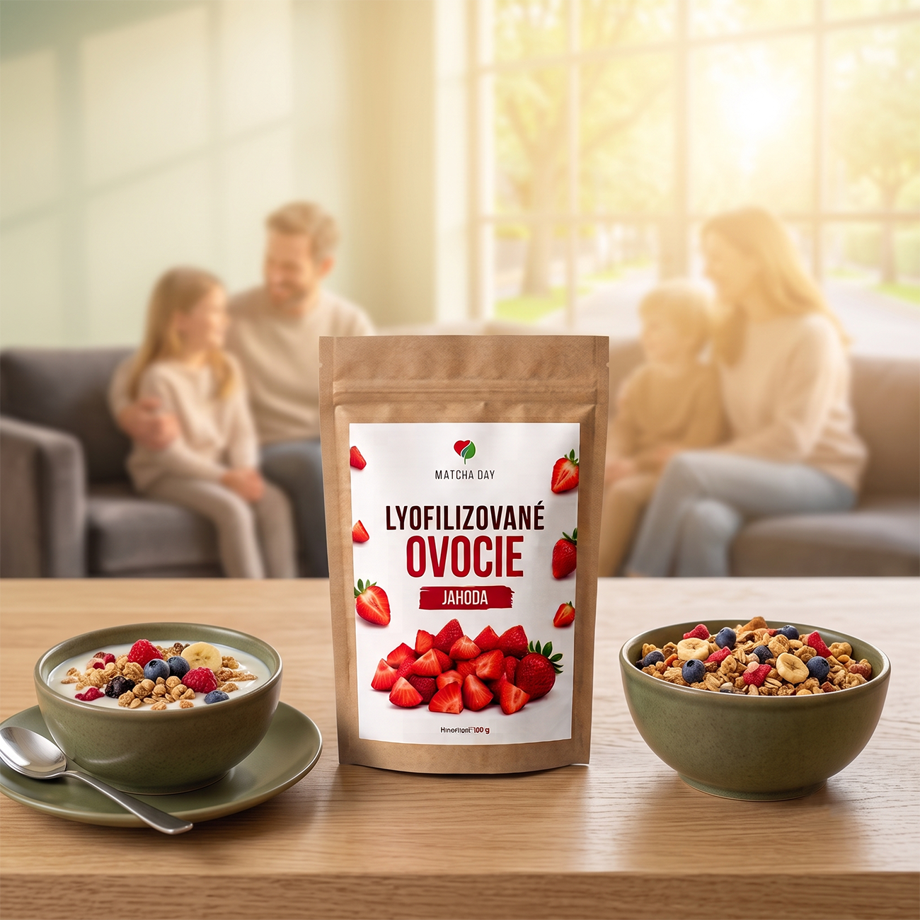 Lyofilizované jahody 100 g (plátky)