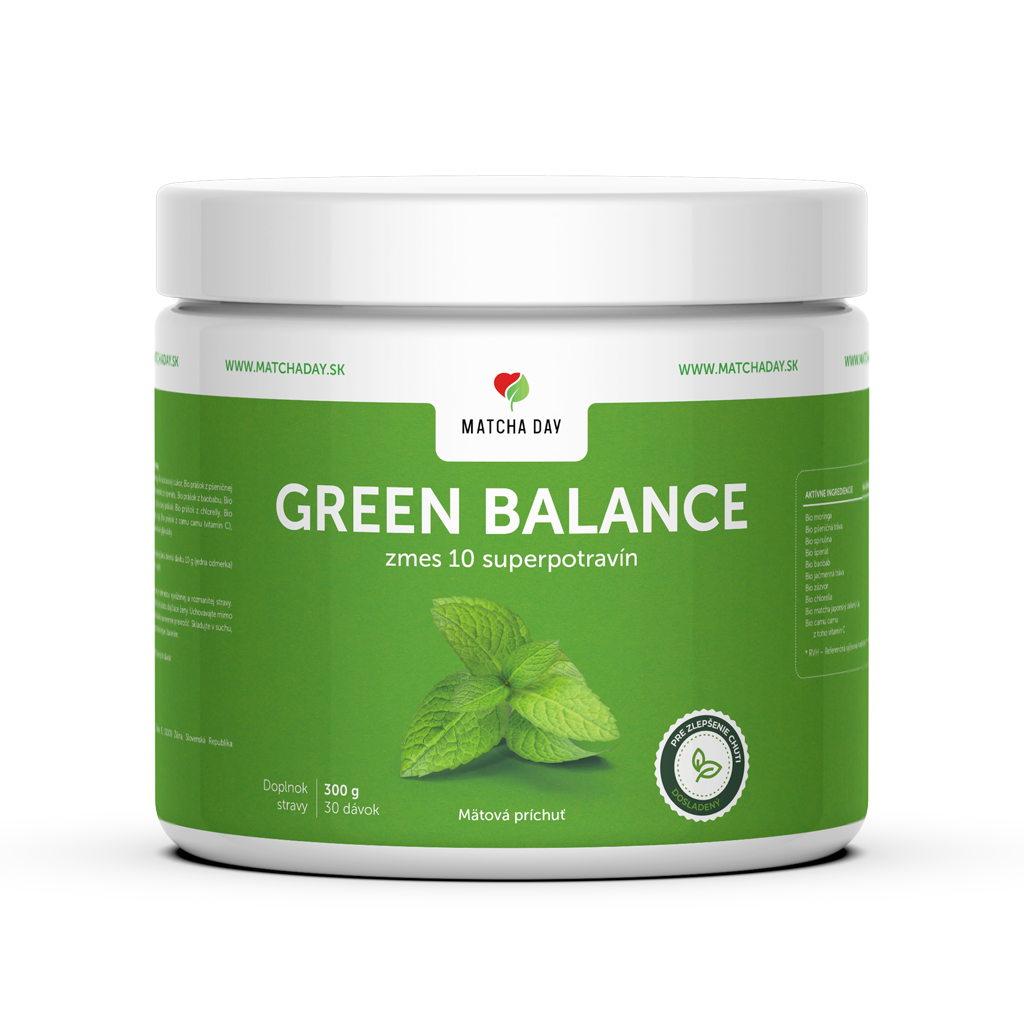 Green Balance 300g prášok - príchuť Mäta